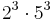 2^3 \cdot 5^3