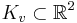 K_v\subset\mathbb R^2