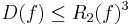 D(f) \leq R_2(f)^3