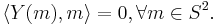 \langle Y(m), m\rangle = 0, \forall m\in S^2.