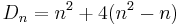 D_n = n^2 %2B 4(n^2 - n)