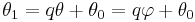 \theta_1=q\theta%2B\theta_0=q\varphi%2B\theta_0