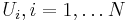 U_i,i=1,\ldots N
