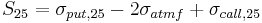 S_{25} = \sigma_{put,25} - 2 \sigma_{atmf} %2B \sigma_{call,25} 