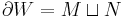 \partial W=M \sqcup N