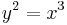 y^2 = x^3