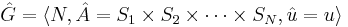 \hat{G} = \langle N,\hat{A}=S_1\times S_2\times\cdots\times S_N, \hat{u} =u \rangle