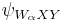 \psi_{W_{ \alpha} XY}