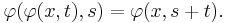 \varphi(\varphi(x,t),s) = \varphi(x,s%2Bt).