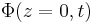 \Phi(z=0, t)