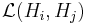 \mathcal{L}(H_i, H_j)