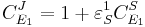  C^J_{E_1} = 1 %2B \varepsilon^{1}_S C^S_{E_1} 