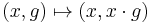 (x,g) \mapsto (x,x\cdot g)