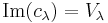 \text{Im}(c_\lambda) = V_\lambda