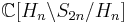 \mathbb{C}[H_n \backslash S_{2n} / H_n]