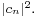 \scriptstyle |c_n|^2. 