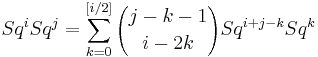 Sq^i Sq^j = \sum_{k=0}^{[i/2]} {j-k-1 \choose i-2k} Sq^{i%2Bj-k} Sq^k