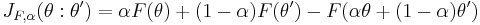 
J_{F,\alpha}(\theta:\theta')= \alpha F(\theta)%2B(1-\alpha) F(\theta')- F(\alpha\theta%2B(1-\alpha)\theta')
