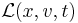 \mathcal L(x,v,t)