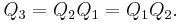 Q_3 = Q_2 Q_1 = Q_1 Q_2. 