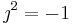 \jmath^2 = -1