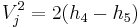 V_j^2=2(h_4-h_5)