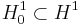 H^1_0\subset H^1