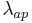 \lambda_{ap}