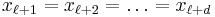 x_{\ell%2B1}=x_{\ell%2B2}=\dots=x_{\ell%2Bd}