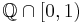 \mathbb{Q}\cap[0,1)