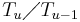 T_u\diagup T_{u-1}