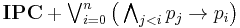 \textstyle\mathbf{IPC}%2B\bigvee_{i=0}^n\bigl(\bigwedge_{j<i}p_j\to p_i\bigr)