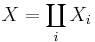 X = \coprod_i X_i