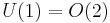 U(1)=O(2)