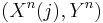 (X^n(j), Y^n)