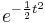 e^{-\frac{1}{2}t^2}