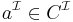 a^{\mathcal{I}} \in C^{\mathcal{I}}