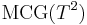  {\rm MCG}(T^2)