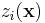 z_i(\mathbf{x})