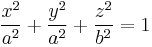 {x^2 \over a^2} %2B {y^2 \over a^2} %2B {z^2 \over b^2} = 1 \,