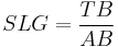 SLG = \frac{TB}{AB}