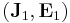 (\mathbf{J}_1, \mathbf{E}_1)