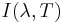 I(\lambda, T)