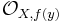  \mathcal{O}_{X,f(y)} 