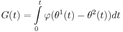 
G(t) = \int\limits_0^t \varphi(\theta^1(t) - \theta^2(t))dt
