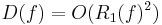 D(f) = O(R_1(f)^2)