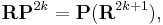 \mathbf{RP}^{2k} = \mathbf{P}(\mathbf{R}^{2k%2B1}),