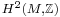 \scriptstyle{H^2(M,\mathbb{Z})}