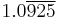 1.0\overline{925}