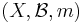 (X,\mathcal{B},m)